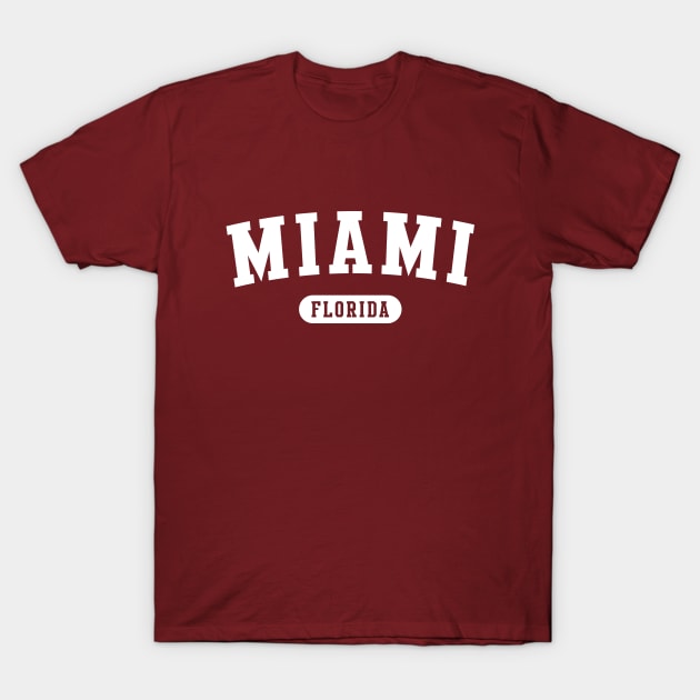 Miami, Florida T-Shirt by Novel_Designs